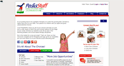 Desktop Screenshot of pediastaff.com